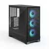 Caja para PC Fractal Design Pop 2 Air negro TG RGB Midi Tower – ATX/Micro-ATX/Mini-ITX, 3x120mm frontales, 1x120mm trasero, bahías de 2,5 inch y 3,5 inch