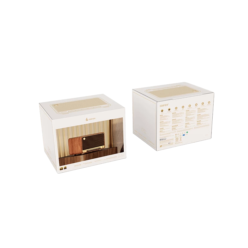 Altavoz WiFi multiroom Edifier D32 Bluetooth madera retail - Altavoz (D32 WD)