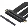 Cable riser SilverStone SST-RC05-220 PCIe 4.0 x16, 22 cm, negro