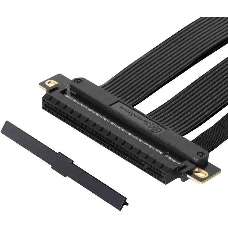Cable riser SilverStone SST-RC05-220 PCIe 4.0 x16, 22 cm, negro