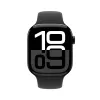 Watch Series 10 GPS 42 mm Jet Black Aluminium carcasa con correa deportiva negra - S/M