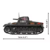 Set de construcción Cobi Panzer I Ausf. B – 654 piezas, maqueta detallada
