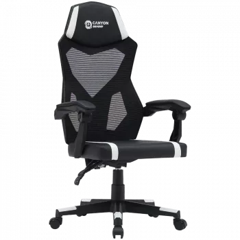 Silla gaming CANYON Flow MCH01 malla negro blanco