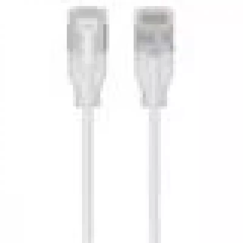 Cable de red Ubiquiti UACC-Cable-Patch-EL-C6A-0.3M-W RJ-45 Cat6a 0,3 m transparente blanco