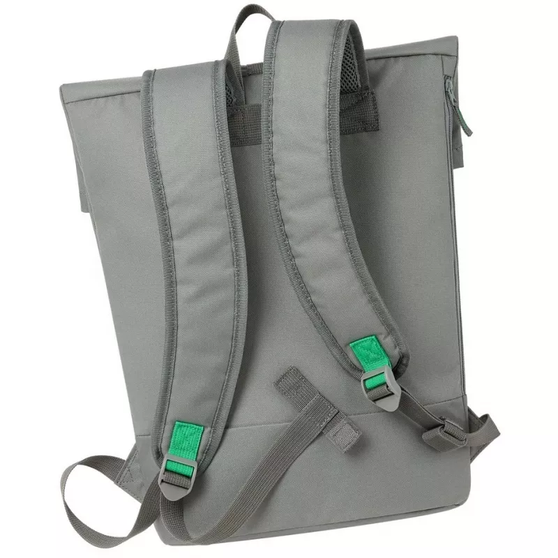 Mochila urbana Rivacase Gremio gris poliéster rPET 280x135x430mm