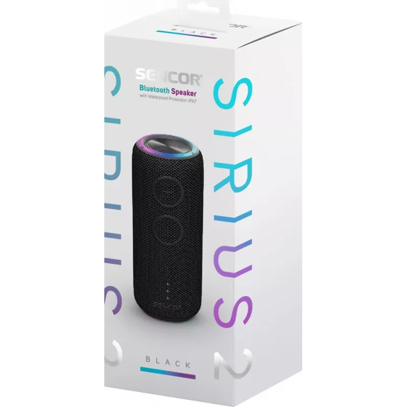 Altavoz Bluetooth SIRIUS 2 negro potencia 20W