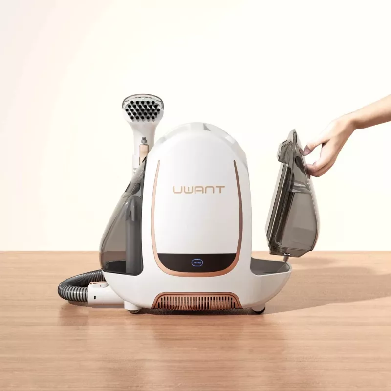 UWANT B100-S | Aspirador de lavado | para limpiar alfombras, sofás, tapicerías, coche, 450W, 12000 Pa, depósito de 1800ml