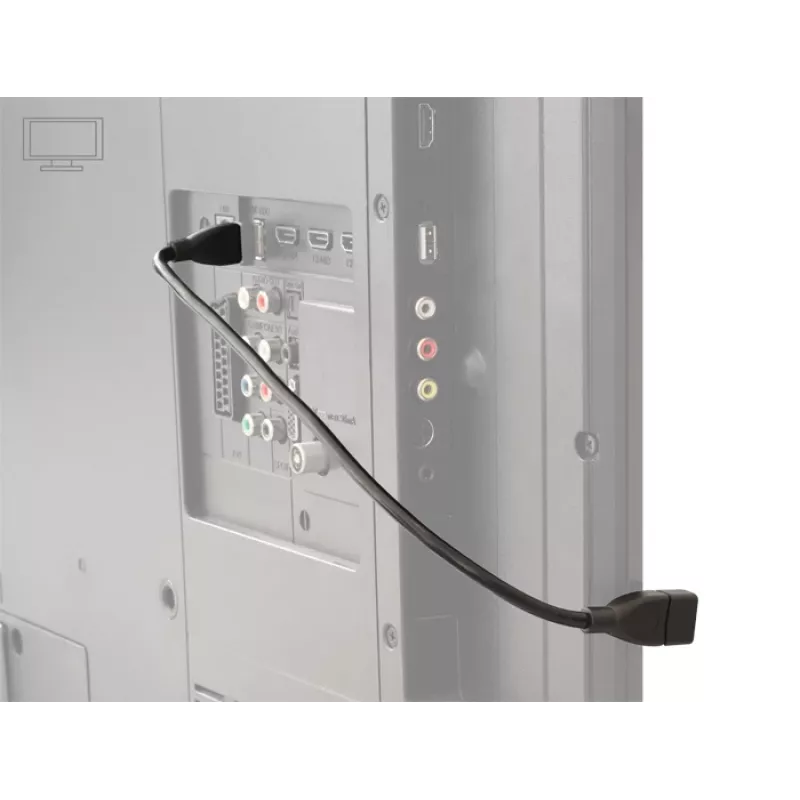 Cable USB DeLOCK 35cm USB 2.0 83498 negro