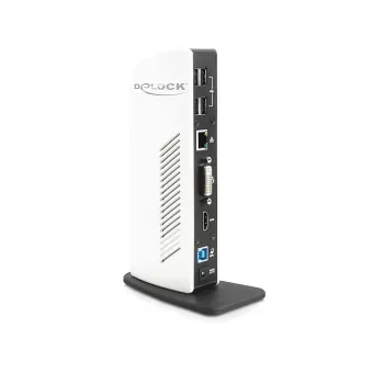 Dock para portátil DeLOCK 87568 con cable negro blanco