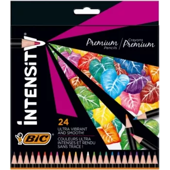 Lápices de colores BIC Intensity 24 colores 967823