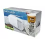 Radio portátil Muse M-025 RW — FM/AM analógica, blanca, a pilas, antena externa