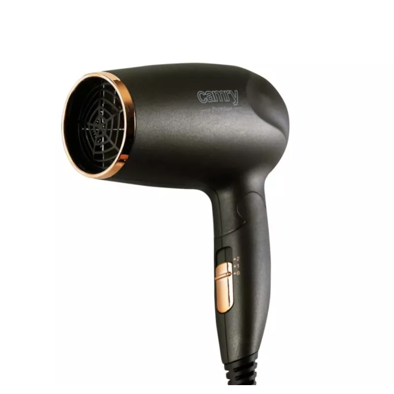 Secador de pelo Camry CR 2261 gris metalizado, oro 1400 W