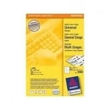 Etiquetas autoadhesivas Avery 3660Z rectangulares blancas 800 uds.