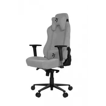 Silla gaming universal Arozzi Vernazza asiento acolchado gris