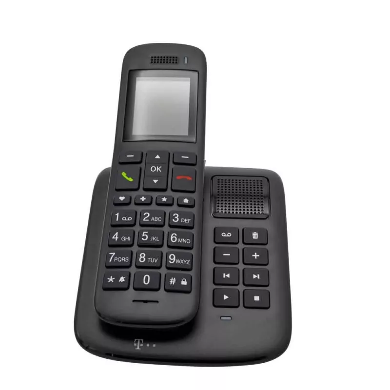 Teléfono DECT Telekom Sinus A 32 con identificación de llamadas ebony