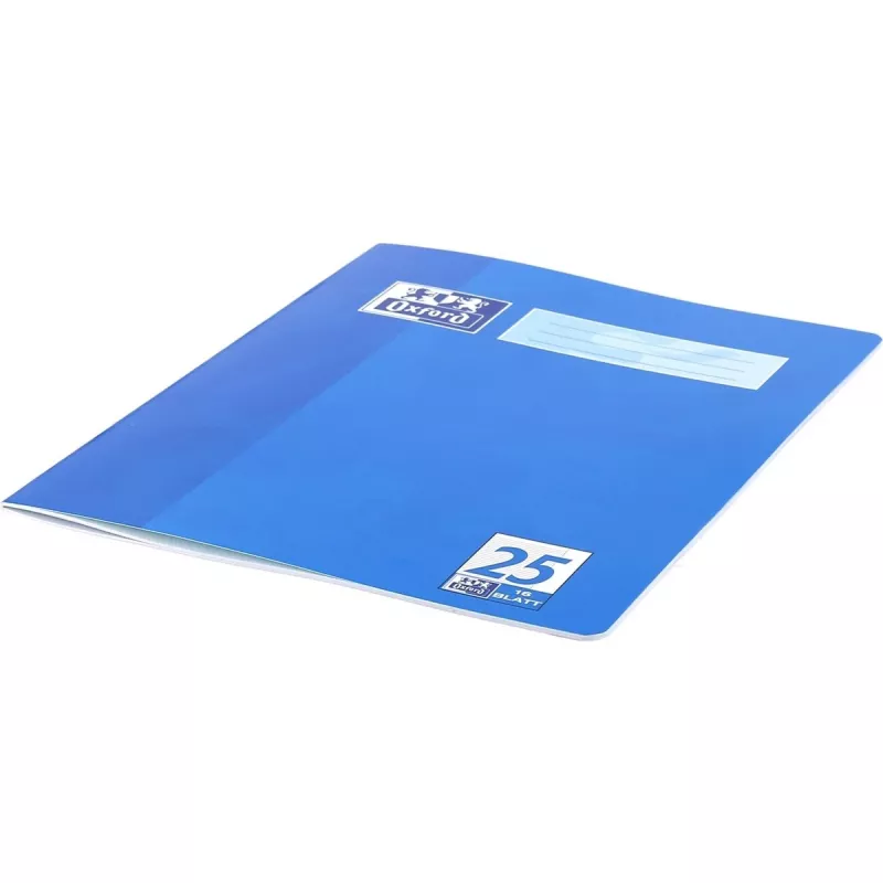 Oxford 100050311 cuaderno escolar, A4, 16 hojas, rayado, 90 g/m², azul