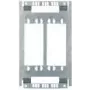 Caja de distribución Corning VKA2/DIN 52-300-00000 para 2 carriles DIN, dimensiones 200×330×100 mm