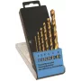 Set de brocas c.k tools T3293 – con recubrimiento HSS-TiN, 6 piezas, DIN 338