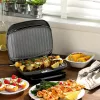 Parrilla eléctrica compacta Petra PT4366GRYDEKFDIR con recubrimiento antiadherente