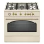 Ravanson Retro KWGE–90ARC cocina de gas y eléctrica (crema)
