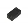 Toma de conexión Extralink para cable Cat5e UTP, plástico, negro, 1 puerto