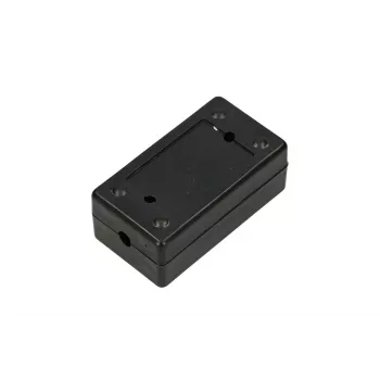 Toma de conexión Extralink para cable Cat5e UTP, plástico, negro, 1 puerto