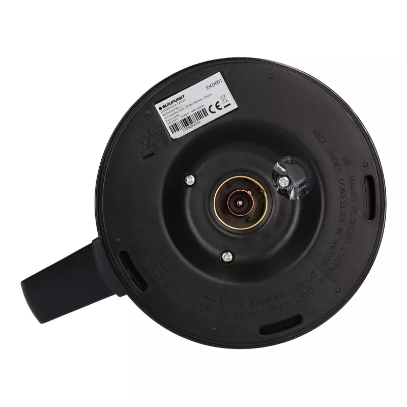 Hervidor eléctrico BLAUPUNKT EKD601, 1,7 L, 2200 W, ajustable 40–100 °C, negro, acero inoxidable