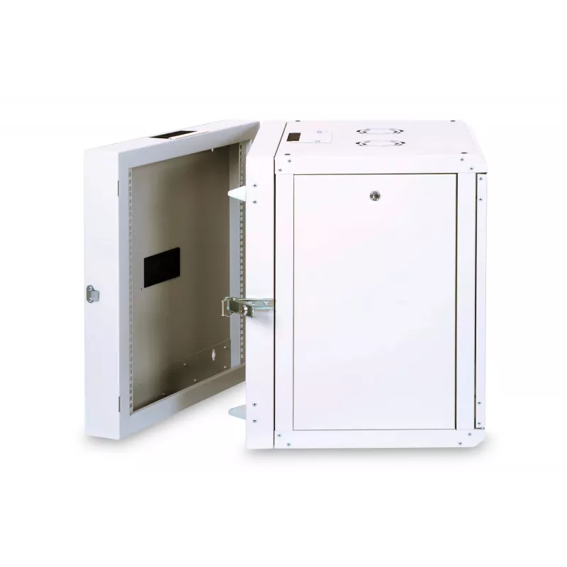 Caja de montaje en pared Digitus DN-19 12-U-3 Doble dividida abatible