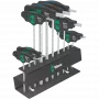 Wera Bicycle Set 6 Juego de llaves con mango en T, 10 piezas, en caja de almacenamiento (05004174001)