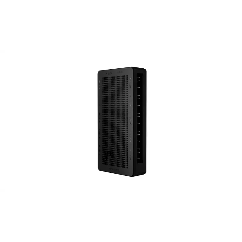 Hub RGB DeepCool SC700 12 puertos Addressable RGB, 12 ARGB de 3 pines, soporte magnético, negro, 45×84×15 mm
