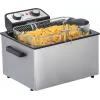 Freidora Steba DF 300 Double 5 L 3000 W negra acero inoxidable