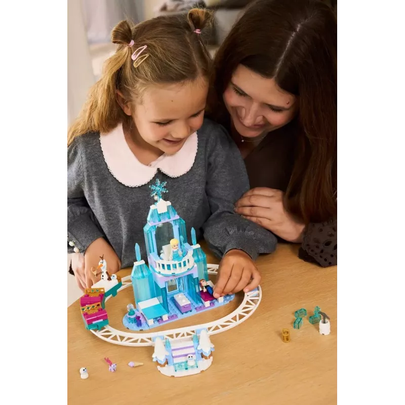 LEGO DISNEY 43281 El castillo de hielo de Elsa y aventura en trineo