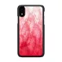 Funda para móvil iKins para iPhone XR — funda protectora bicolor pink lake y negra