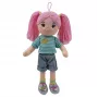 Muñeca de tela suave TULILO Kaja, 35 cm, cuerpo de tela, rasgos faciales bordados