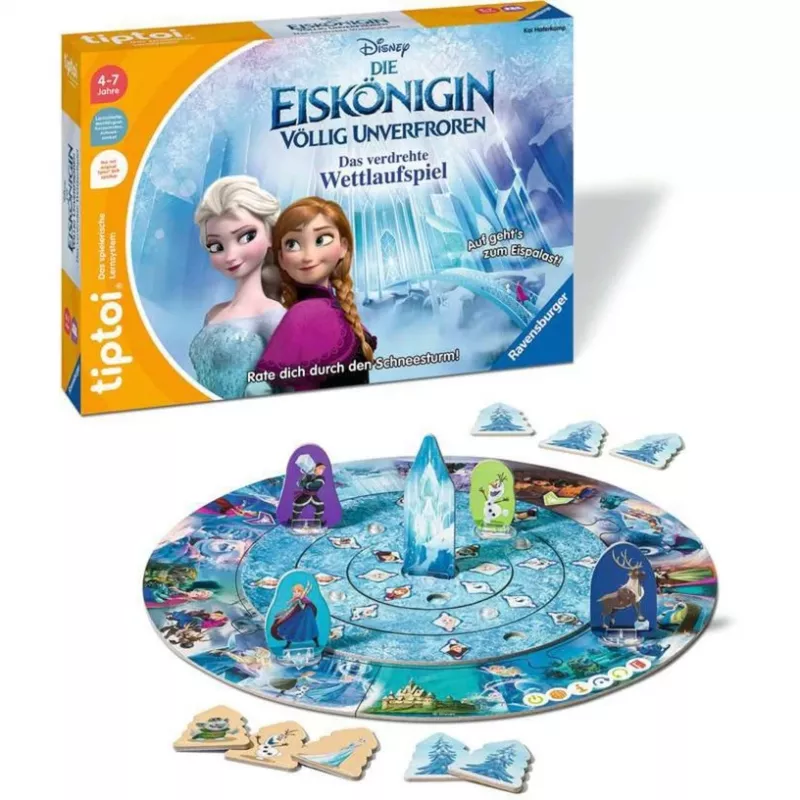 Juego de mesa Ravensburger tiptoi Disney Frozen El reino del hielo juego educativo a partir de 4 años