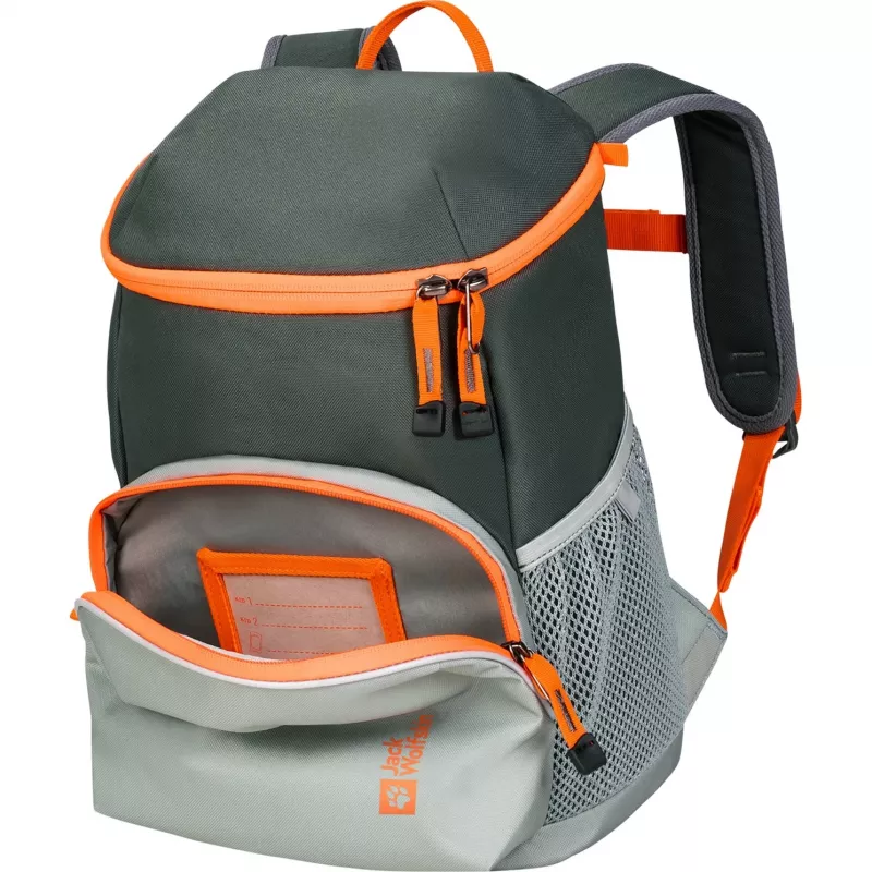 Mochila Jack Wolfskin Erlebnis Pack - verde/naranja, 11 l