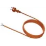 Bachmann H07BQ-F 3G - cable de alimentación - tipo F (M) a sin conector - AC 250 V - 16 A - 3,0 m - moldeado - naranja - Alemania (327.875)