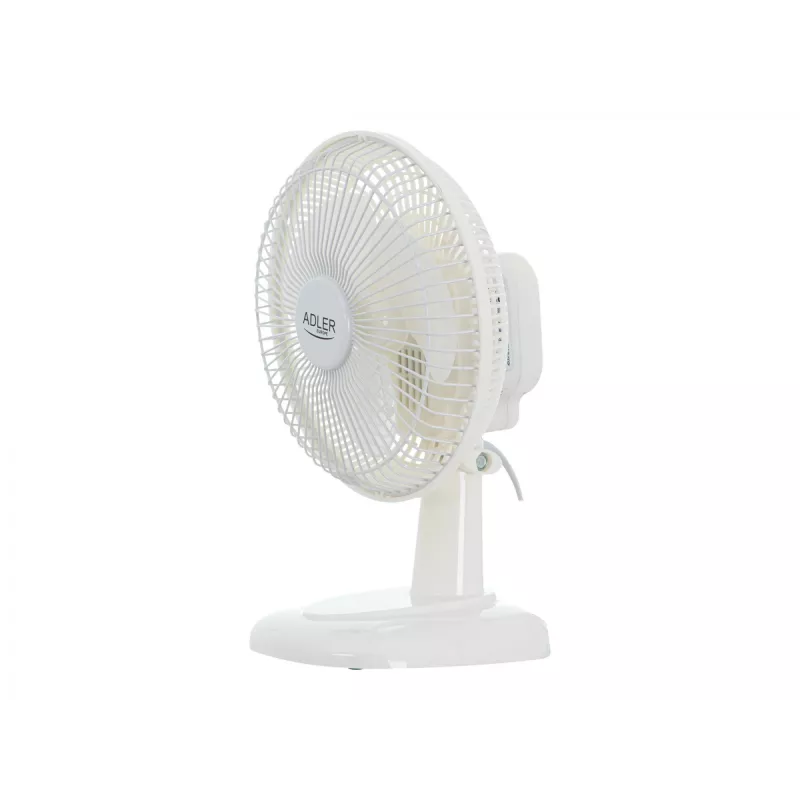 Adler | ventilador con pinza | AD 7317 | ventilador de mesa | blanco | diámetro 15 cm | número de velocidades 2 | 30 W