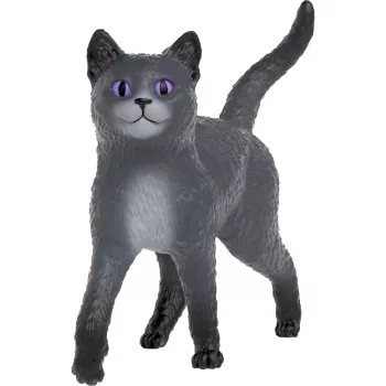 Figura de juego Schleich Karajan el gato de la serie La escuela de los animales mágicos, figura de colección