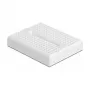 Breadboard DELOCK 18316 — placa de prototipado sin soldadura, plástico, 36×46×10 mm, blanco