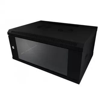 Armario rack de pared ALLNET ALL-SMC6609SCHWARZ 9U, 600×600×503 mm, 50 kg, cerradura con llave, negro
