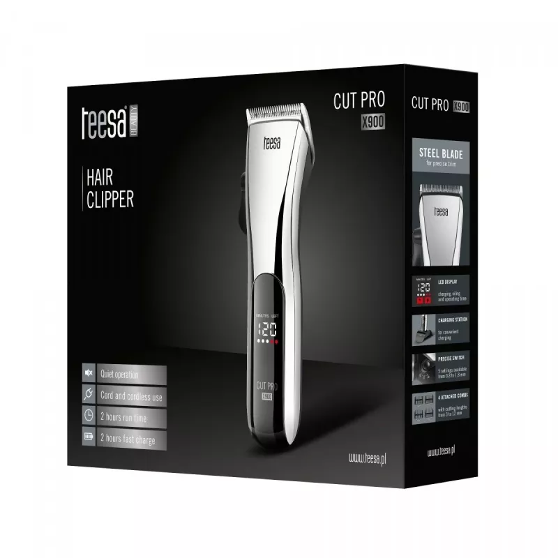 Cortapelos Teesa CUT PRO X900 negro plata