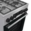 Gorenje GKS5C71XF cocina independiente con horno Plata
