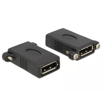 Adaptador DisplayPort DeLOCK DisplayPort 1.1 F-F Negro