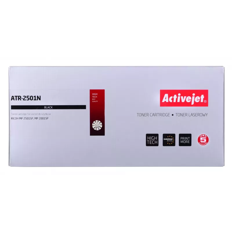 Tóner Activejet ATR-2501N (sustituto de Ricoh 841769, 841991, 842009; Supreme; 9000 páginas; negro)