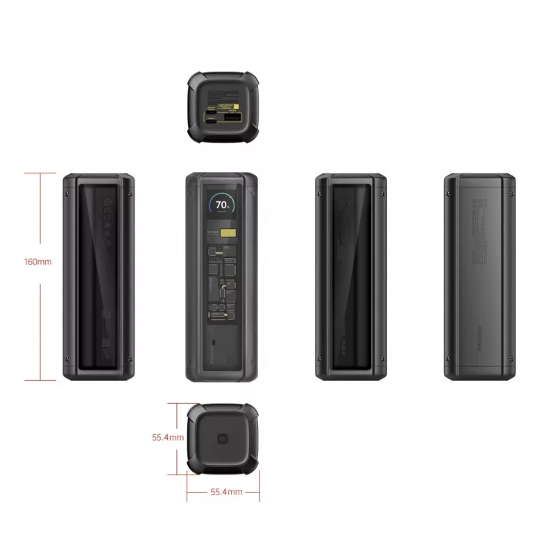 Batería portátil Xiaomi 212W HyperCharge 25000mAh GL