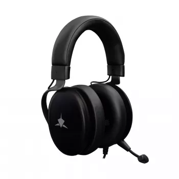 Auriculares gaming White Shark GH-2540 Elephant negro con iluminación RGB y micrófono extraíble