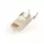 Conector macho RJ45 GEMBIRD CAT7 8P8C dorado 15µm FTP/SFTP pack de 50