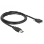 Cable USB DeLOCK 1m USB 3.0 USB 3.2 Gen 1 Micro-USB B negro