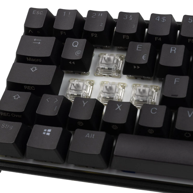 Teclado Ducky Mecha Pro SF Gaming USB alemán negro